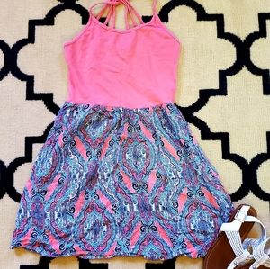 Paisley strap dress